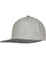 Snapback Melange de terciopelo