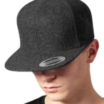 Snapback de lana Melton