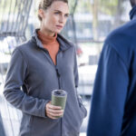 Forro polar cremallera completa para mujer