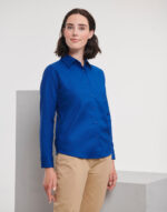 Blusa Oxford manga larga mujer - Imagen 2