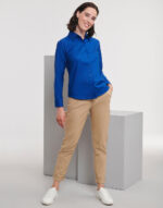 Blusa Oxford manga larga mujer - Imagen 3