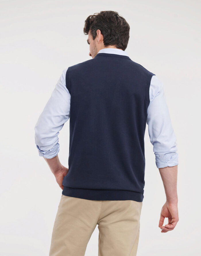 Chaleco de punto cuello V hombre - Image 5