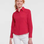 Camisa Popelina manga larga mujer