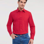 Camisa Popelina manga larga hombre