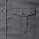 Camisa manga doblada con bolsillos hombre - Image 7