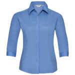 Camisa popelin manga 3/4