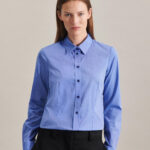 Camisa Kent corte regular manga larga mujer