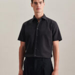 Camisa Shaped Fit manga corta Business Kent