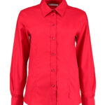 Camisa Oxford Workwear manga larga mujer entallada