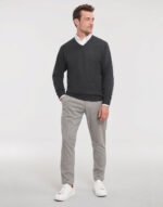 Jersey cuello V de punto - Image 4