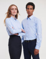 Camisa en espiguilla manga corta mujer - Image 12