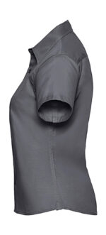 Camisa clásica sarga manga corta mujer - Image 2