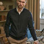 Chaqueta de punto con cremallera