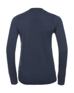 Chaqueta de punto cuello V mujer - Image 7