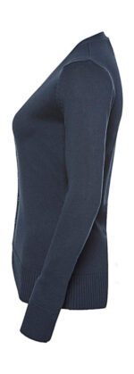 Chaqueta de punto cuello V mujer - Image 6