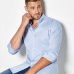 Camisa manga larga Stretch Oxford