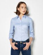 Camisa manga larga Mujer Stretch Oxford - Imagen 2
