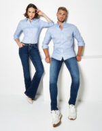 Camisa manga larga Mujer Stretch Oxford - Imagen 3