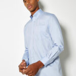 Camisa Oxford Corporativa manga larga Classic Fit