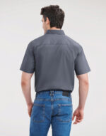 Camisa popelin manga corta con bolsillo - Image 4