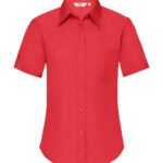 Camisa Popelin manga corta mujer