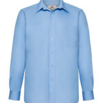 Camisa Popelina manga larga hombre