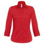 Camisa Milano/women Popelin Shirt 3/4 sleeves