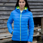 Chaqueta con capucha Snow Bird mujer