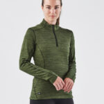 Chaqueta térmica cremallera 1/4 mujer