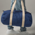 Bolsa cilíndrica Denim