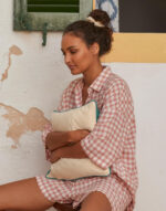 Funda de cojín con ribete de algodón Fairtrade - Image 3