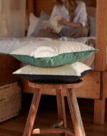 Funda de cojín con ribete de algodón Fairtrade - Image 2