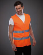 Vest Safety Fluo con 2 bandas