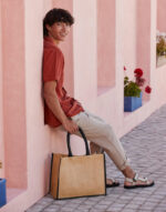 Bag Shopper Classic Jute natural almidonado