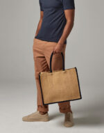 Bag Shopper Classic Jute natural almidonado - Image 5