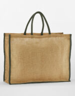 Bolsa shopper de yute natural almidonado Market - Imagen 9