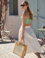 Tote yute almidonado bolsillo algodón natural - Image 3