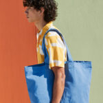 Bolsa shopper EarthAware® de sarga ecológica