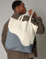 Tote de Algodón Orgánico Wave Print Maxi - Image 3