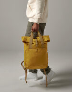 Mochila reciclada doble asa Roll-Top para portátil - Imagen 2