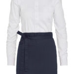 BRUSELAS - Delantal Bistro Corto con Bolsillo