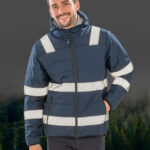 Chaqueta seguridad acolchada y reciclada Ripstop
