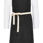 SANTORINI - Delantal con peto contraste y bolsillo