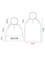 Gorro de algodón orgánico Snowstar® - Imagen 2