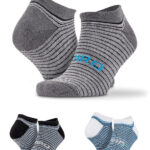 Calcetines deportivos a rayas, pack de 3