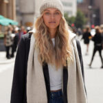 Set de regalo de bufanda y gorro de punto