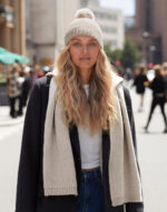 Set de regalo de bufanda y gorro de punto