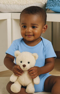 Body de bebé manga corta VALENTO TEDDY