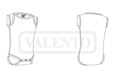 Body sin mangas para bebé VALENTO KIDDY - Image 2