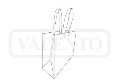 Bolsa TNT con fuelle y corchetes VALENTO EMILY - Image 2